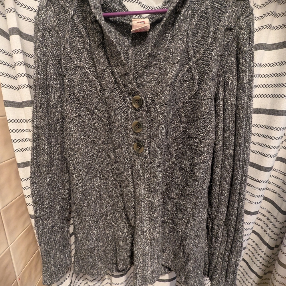 🖤🖤Charcoal Knit Sweater Women's  Plus Size 2x~Warm And Cozy Vibes🖤